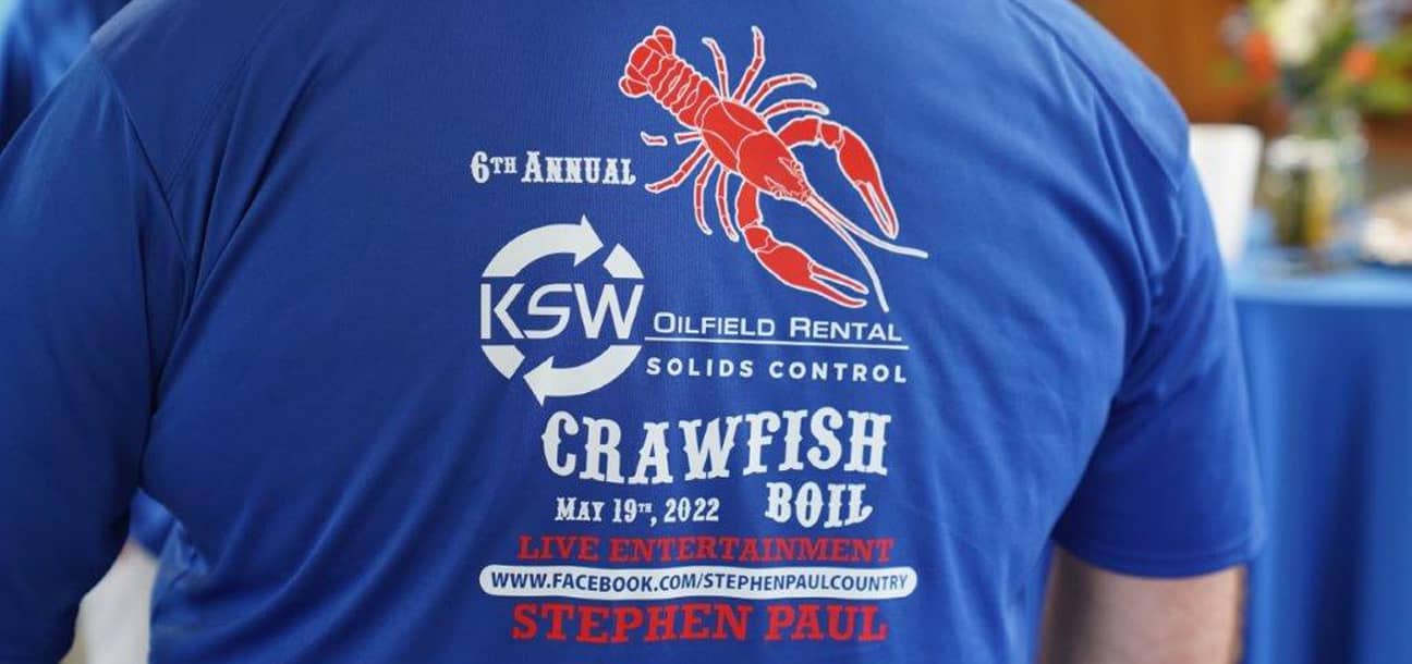 6th Annual Crawfish Boil tshirt